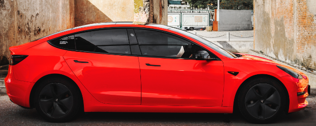 Fluo Glossy Red