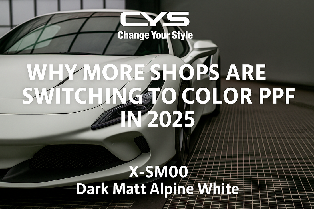 Why More Shops Are Switching to Color PPF in 2025