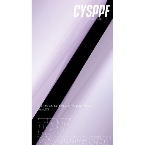 Metallic Crystal Silver Purple PPF PPF