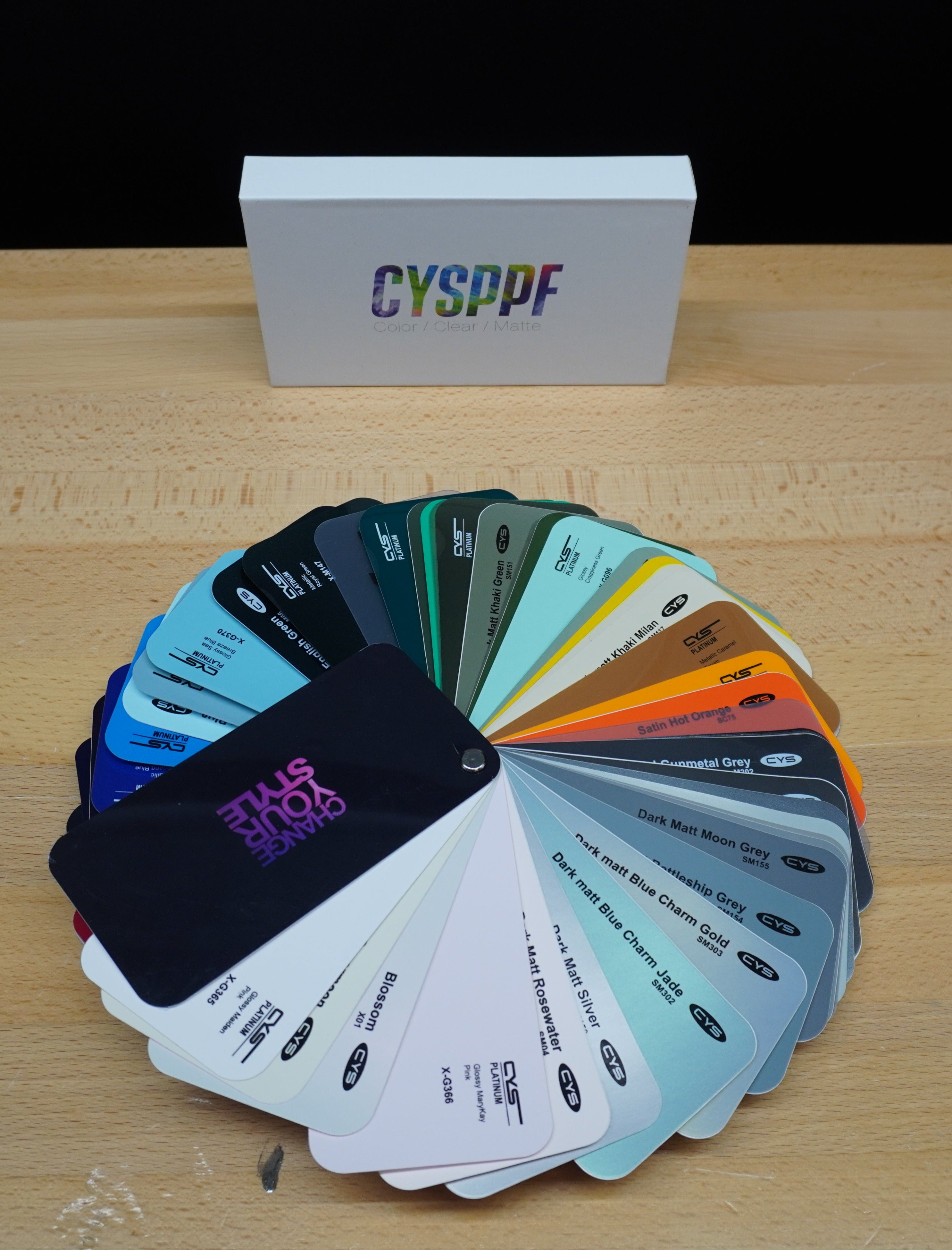 CYS Platinum Viny Swatch Book – CYS CANADA INC.