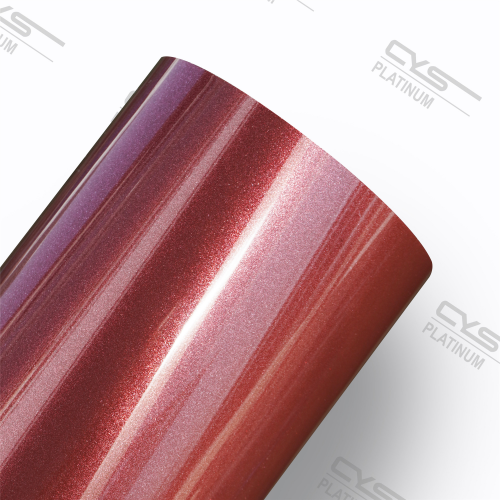 Metallic Wine Red