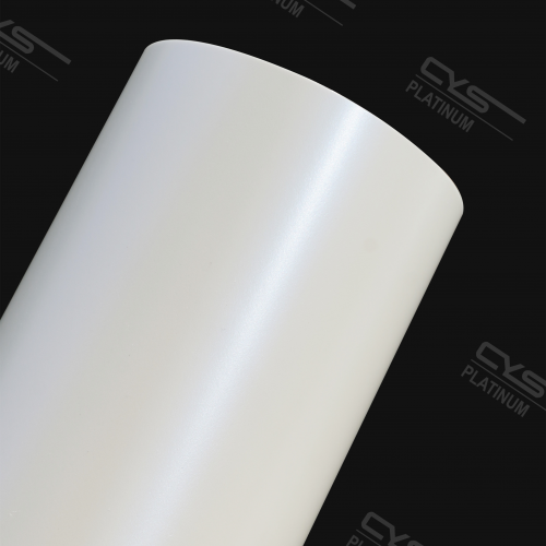 White Satin Iridescent Blue
